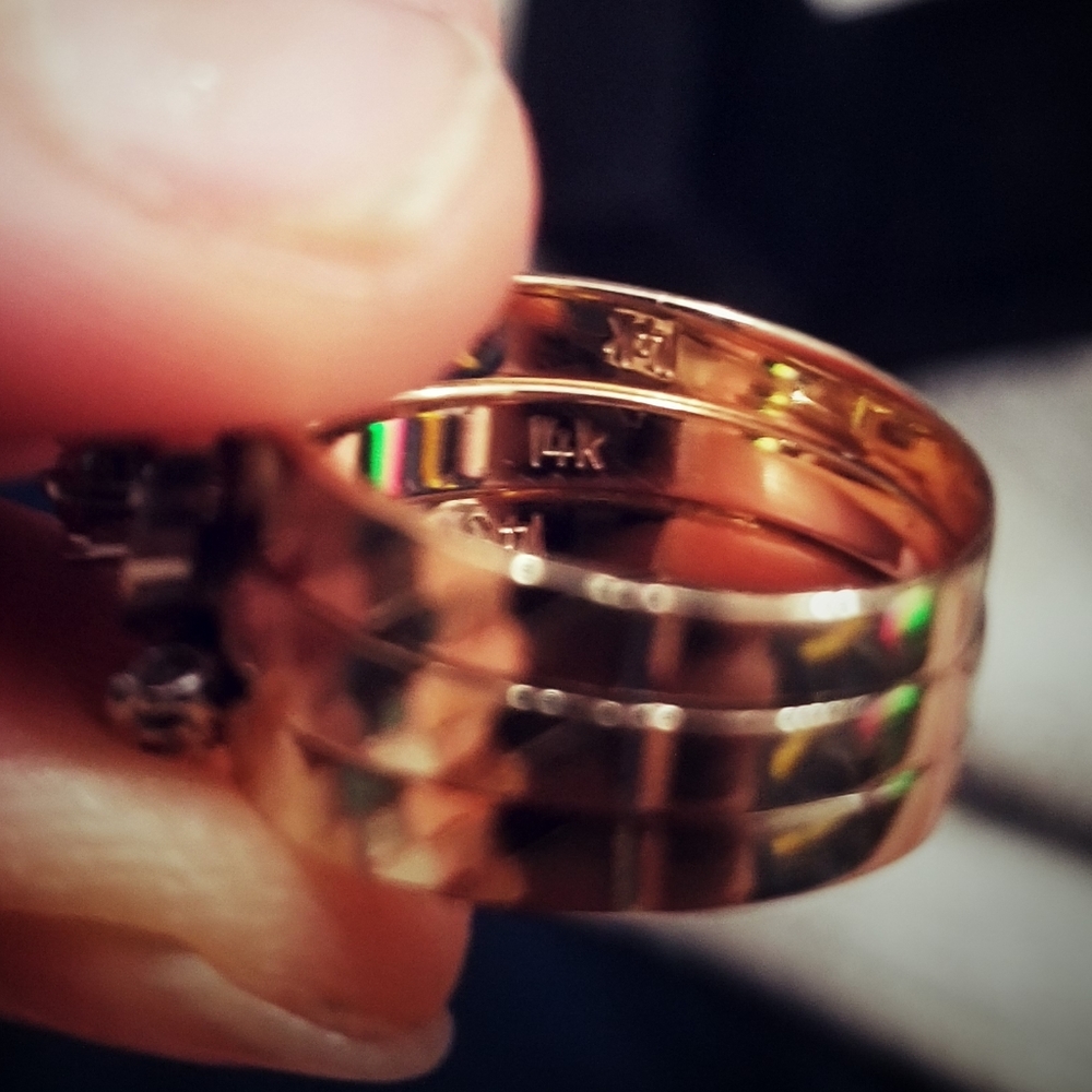 Custom 14K Handmade Vintage 💍 Diamond Ring 😯 - Picture 6 of 12
